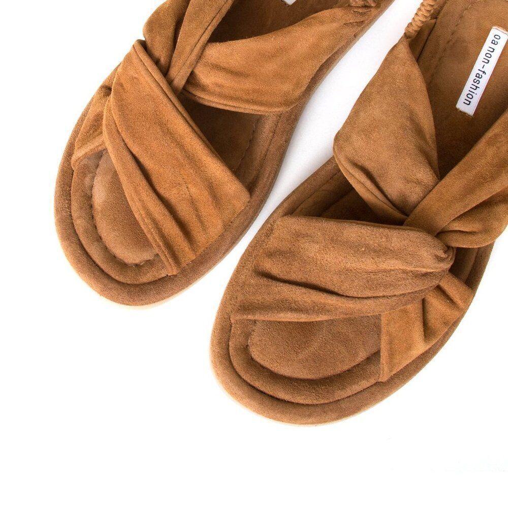 OA Nonfashion | Leather Suede Sandal | 8.5/39 - Picture 2 of 6